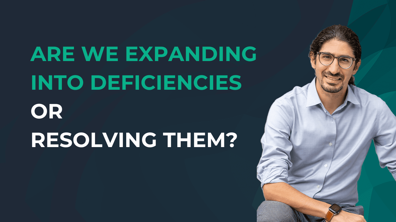 Quote by Carlo Mahfouz: Pause and resolve deficiencies rather than expanding into them.
