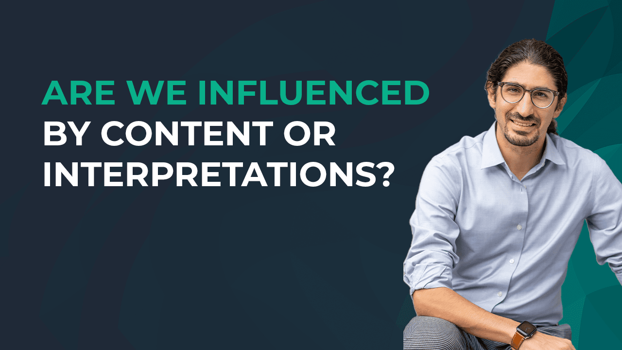 Quote by Carlo Mahfouz: Content matters, but interpretation matters even more.