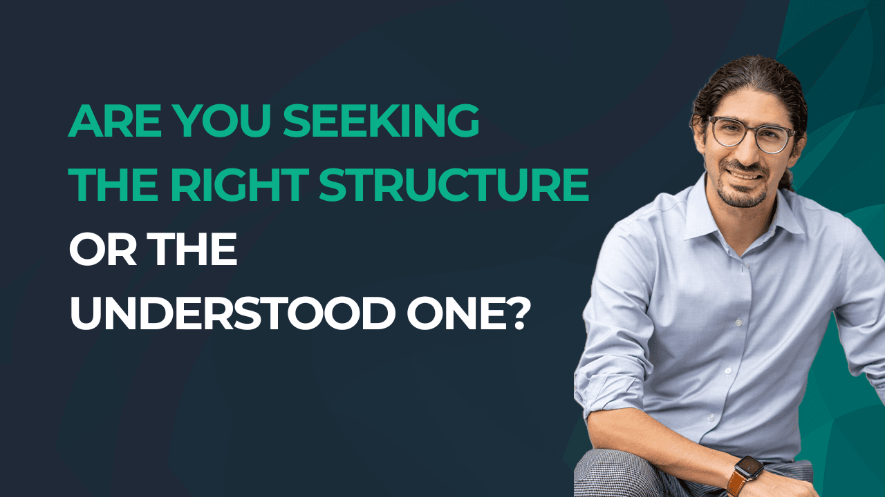 Quote by Carlo Mahfouz: When all else fails, the understood structure is the best fit, not the right structure.