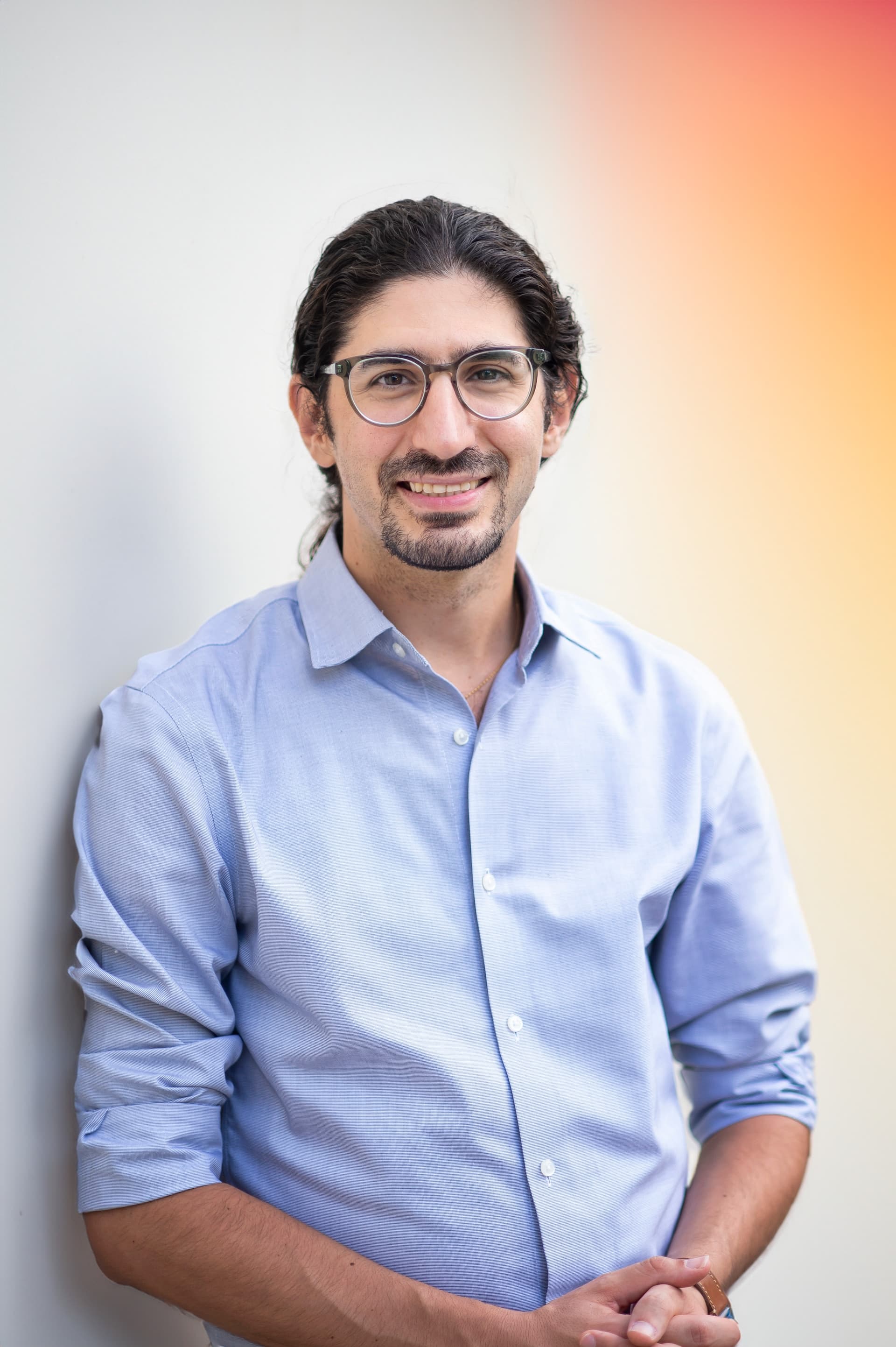 Carlo Mahfouz, studio headshot facing the camera